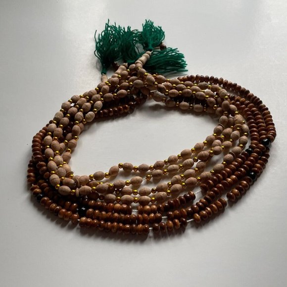 Tasbeeh Prayer Beads Handmade Tasbeh Religious Beads Real Wood Beads Lot of 7 - Picture 10 of 11